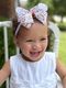 Medium Signature Collegiate Logo Print Grosgrain Hair Bow