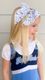 Medium Signature Collegiate Logo Print Fabric Bowtie With Knot and Tails