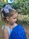 King Signature Collegiate Logo Print Grosgrain Hair Bow