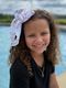 King Louisiana State Logo Print Whimsy Tail Hair Bow