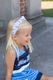 Signature Collegiate Logo Print Soft Ripple-Textured Knot Wrap Headband