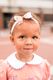 Mini East Carolina Logo Print Hair Bow on Baby Band