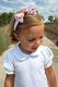 Mini Oklahoma Logo Print Hair Bow on Baby Band