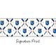 Kansas City Royals Logo Print Streamer Pony