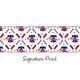 Medium Philadelphia Phillies Logo Print Grosgrain Hair Bow