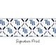 Tampa Bay Rays Logo Print Streamer Pony