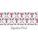 Texas Rangers Logo Print Knot Headband