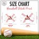 Medium Cincinnati Reds Baseball Stitch Print Hair Bow with Badge